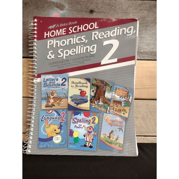 Abeka Homeschool Phonics, Reading, & Spelling 2 Curriculum / Lesson Plans - Picture 1 of 2